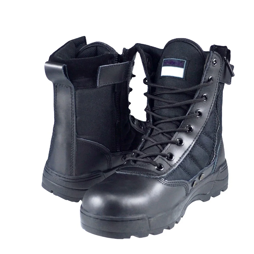 Wholesale Tactical Desert Boots Safety Shoes High Top Combat Boot Chaussures Tactique Outdoor Winter Shoes for Men Midi